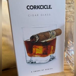 SOLD Set of 2, one NIB, cigar glasses by Corkcicle. Hold your cigar & drink t